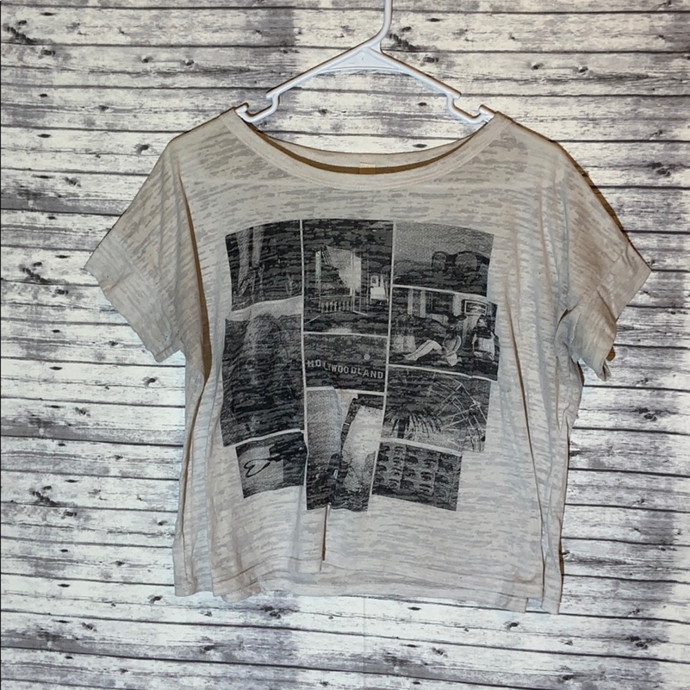 Vintage travel Dutch &Harley crop top